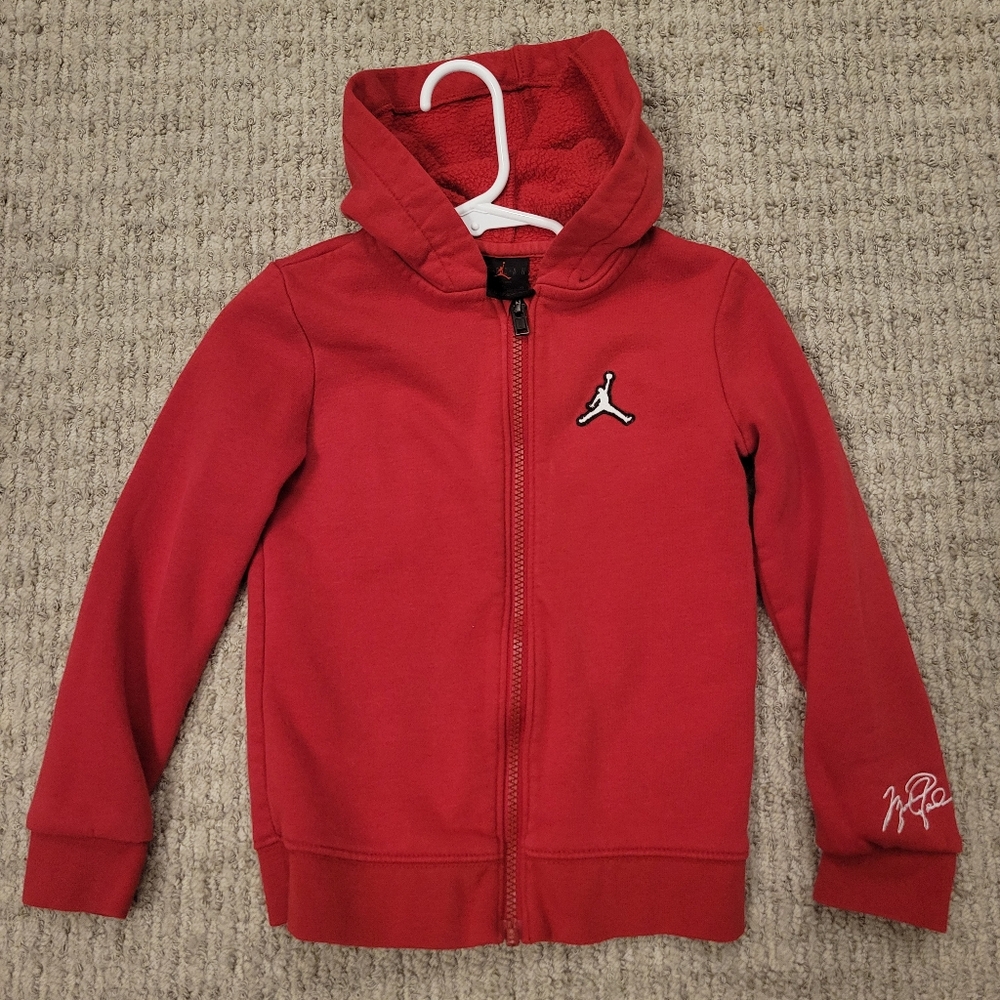 Kids Red Hoodie by Jordan Size 4T